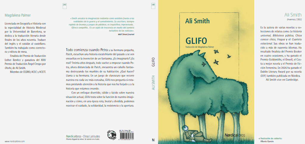 Imagen de apertura de la crítica de «Glifo», de Ali Smith.